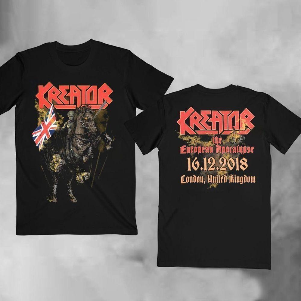 Kreator Thrash Metal Band 2 Sided Heavy Metal Fan T-Shirt